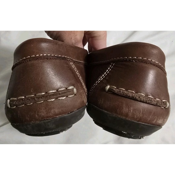 Florsheim Men's Penny Loafers Brown Leather Driving Racing Shoes Size 12 - Picture 7 of 7